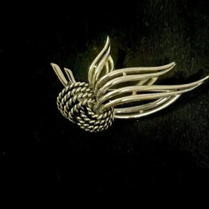 Vintage Marboux signed silver Brooch